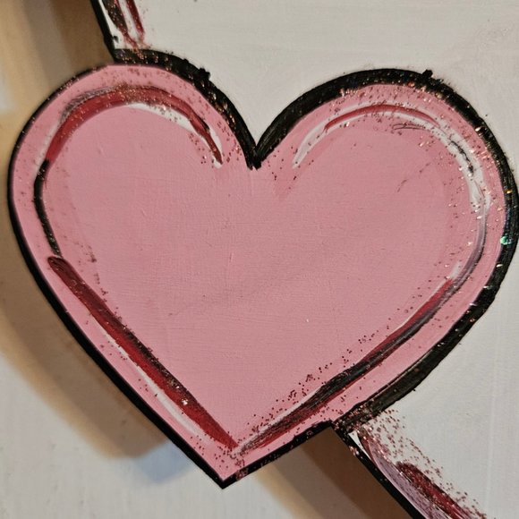 COPY - Valentine's Day Door Hanger, Scrabble Tile Sign, Game Room Decor - Picture 8 of 10